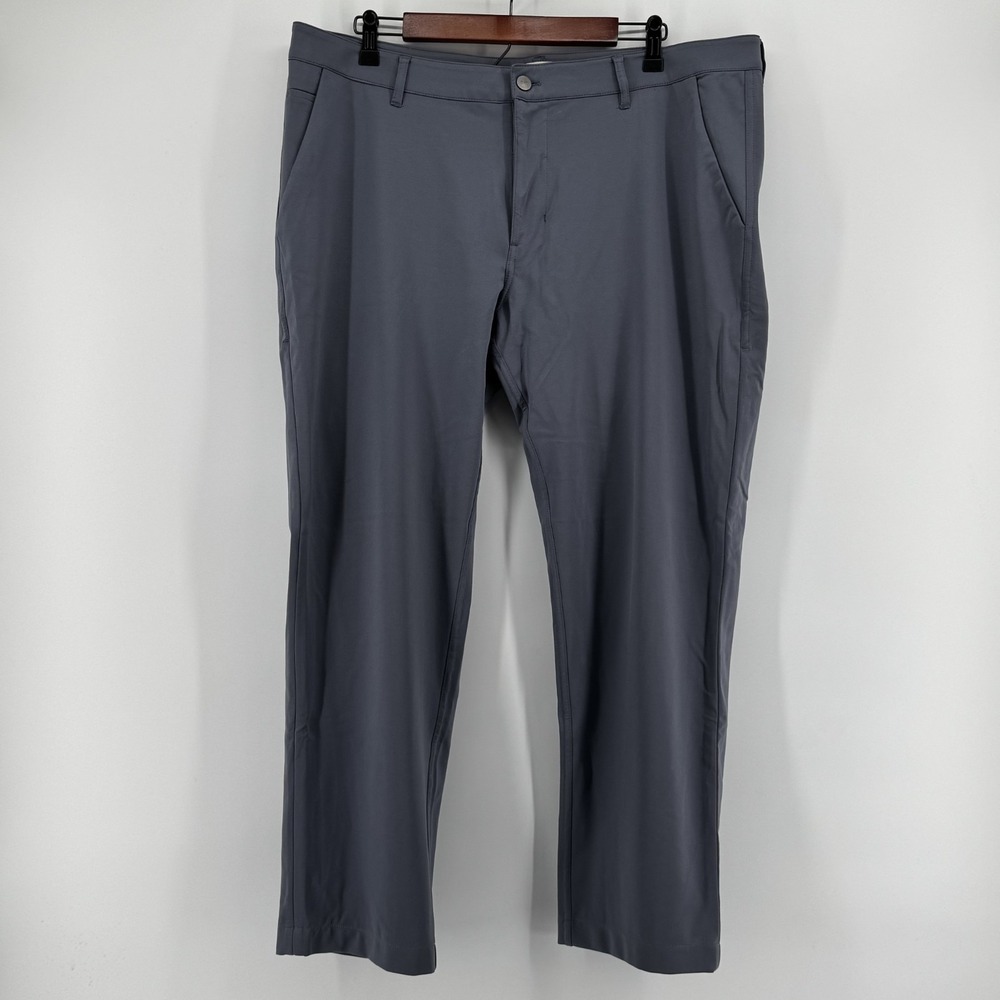Rye 51 Chino Pants‎ Mens 38 Gray Technical Performance Stretch Chinos